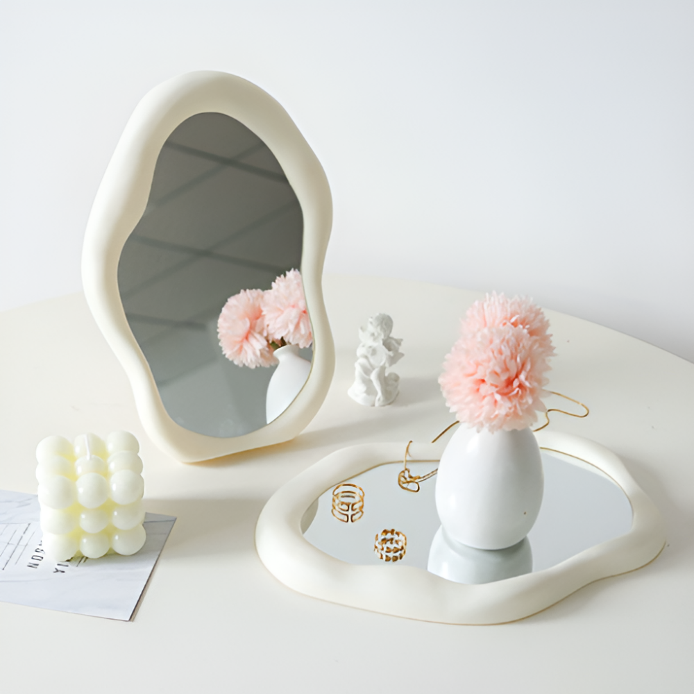 몽벨르 프레임 미러 악세사리 트레이, 크림 베이지 11,000원