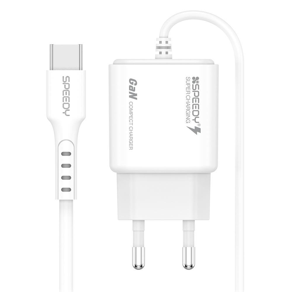 스피디 PD 20W PPS 초고속 C타입 케이블 일체형 충전기, 1개, 화이트 7,900원