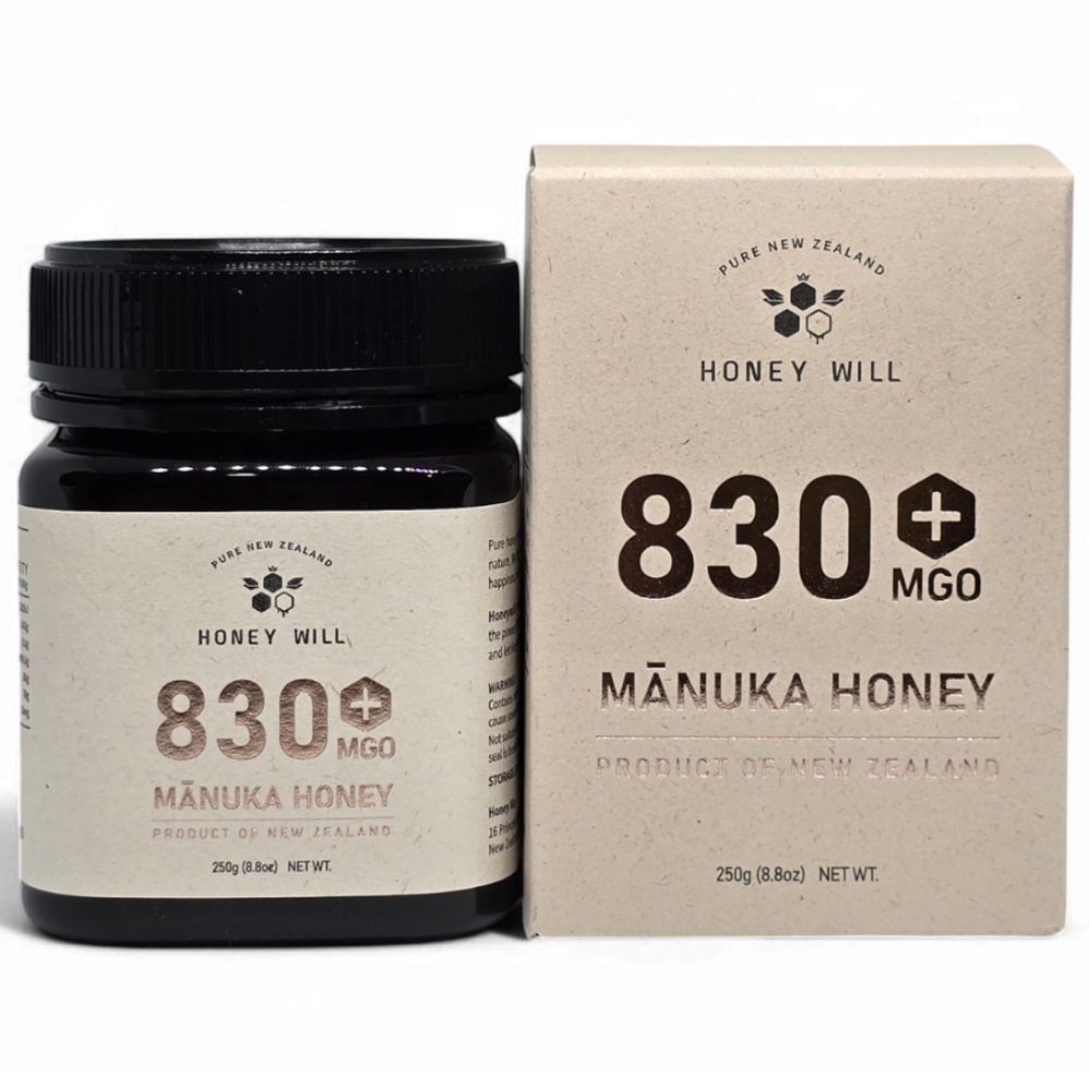 허니윌 마누카꿀 MGO830, UMF20+동일수치, 뉴질랜드 프리미엄 마누카 허니, 1개, 250g 99,000원
