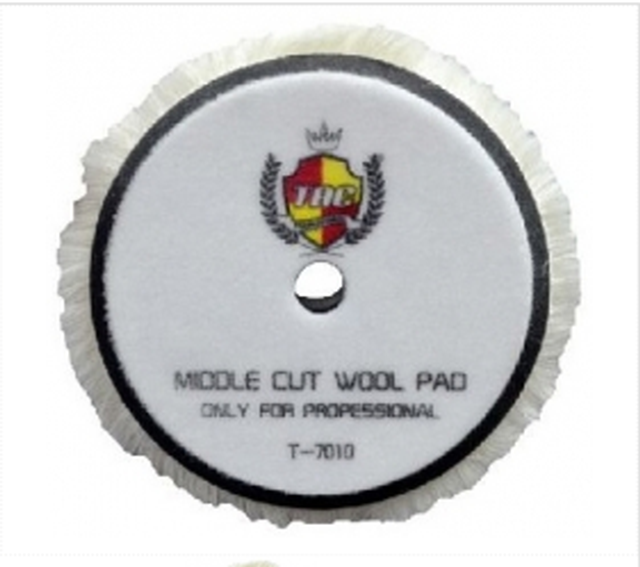 TAC시스템 폴리셔 양털패드(장모타입) / 백업패드 부착부위 지름 15cm (약6.5인치) -7010, 1개 20,000원