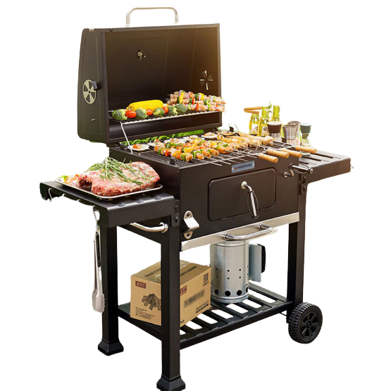 정성몰 특대형 바베큐그릴 야외용 숯판 높이조절 2단 측면선반 캠핑 가정용 정원 테라스 마당 229,000원