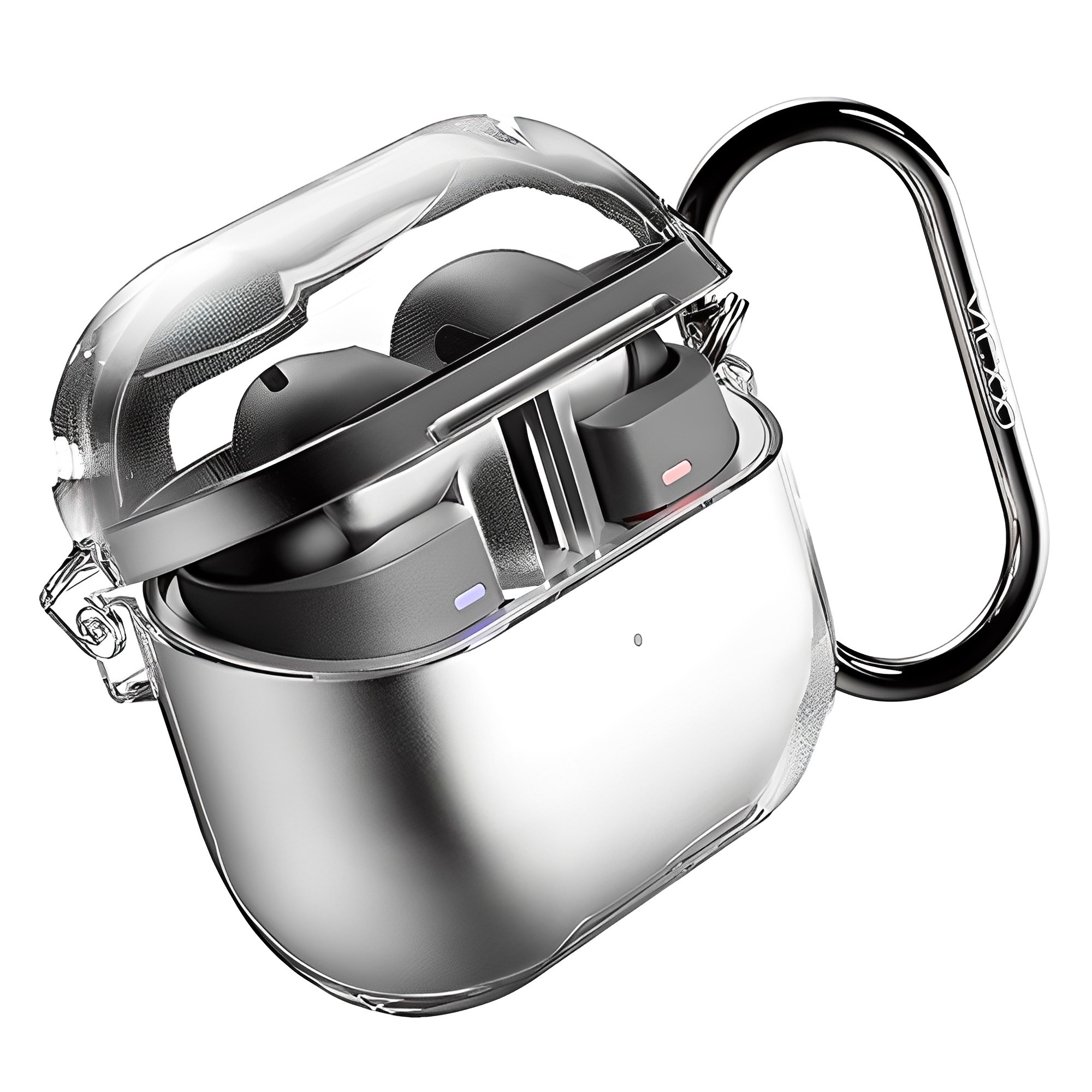 빅쏘 변색없는 하드 1mm 초슬림 일체형 풀커버 카라비너 레빅스킨 갤럭시 버즈 보호 케이스 12,400원