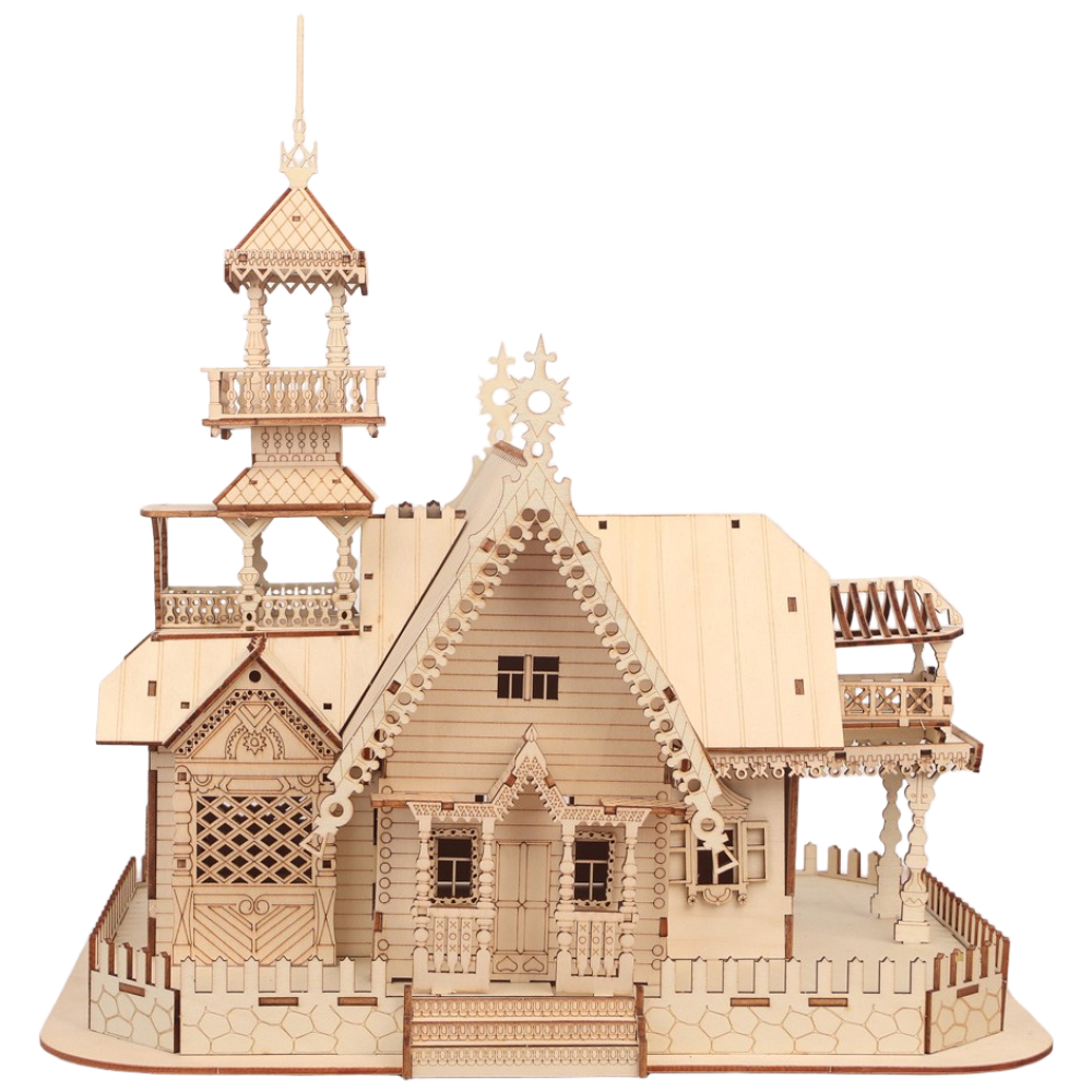 투데이리빙 DIY 3D 나무 입체 퍼즐 LED 별장 집 우드 모형 아이큐 집중력 향상 조립 키트 취미 만들기 19,800원