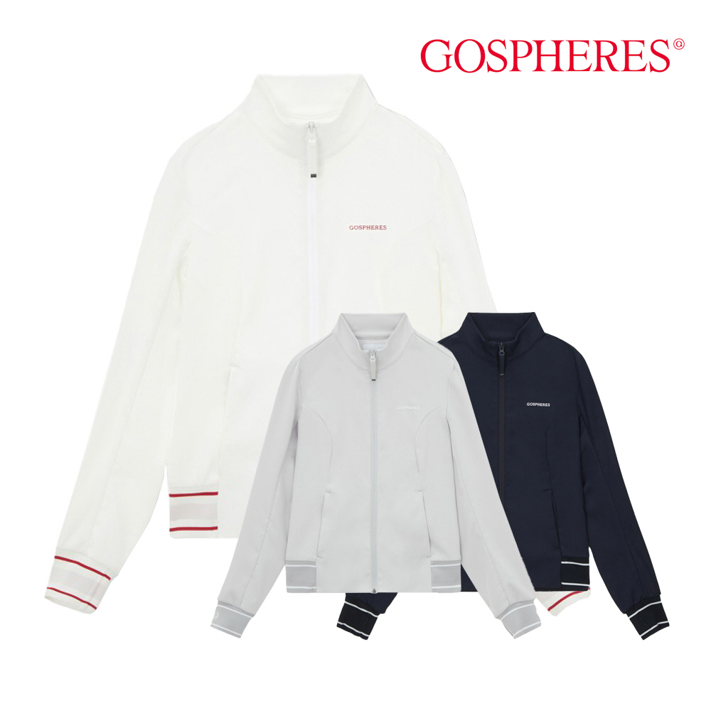 고스피어 GOSPHERES WOMEN LOGO BAND TWILL JACKET_PW2PPJ11 88,410원
