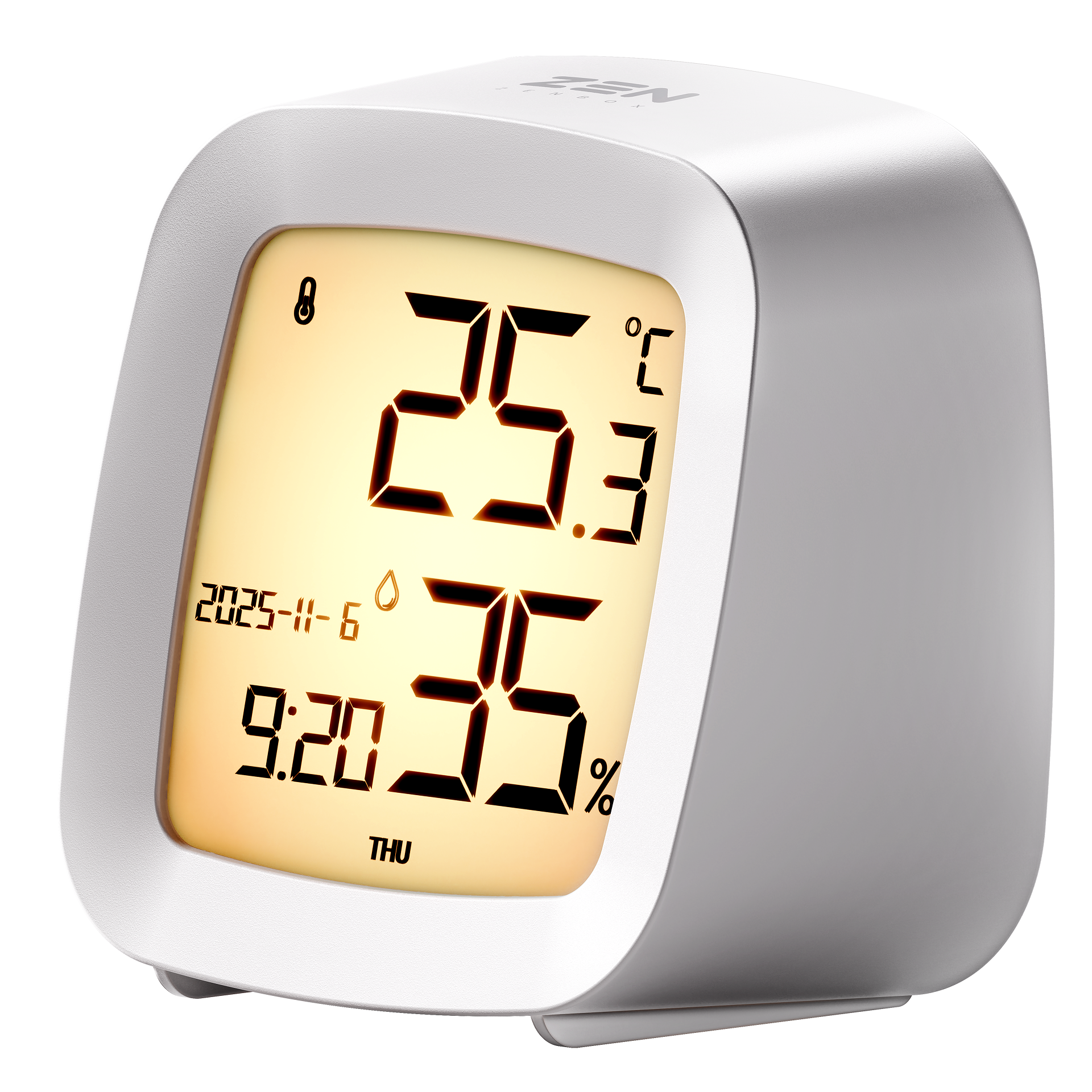 젠박스 디지털 온습도계 날짜 시계 알람기능 탁상형 13,700원