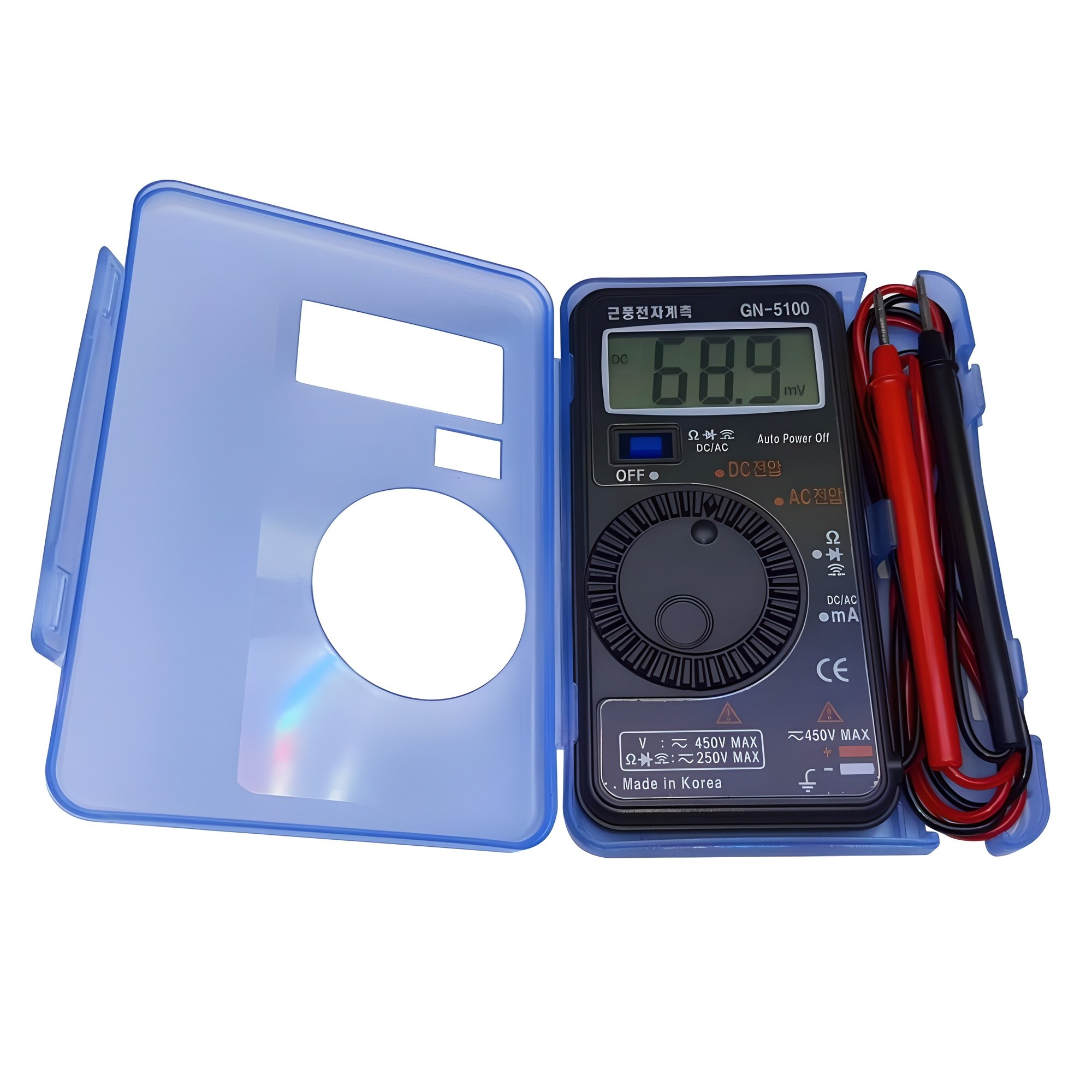 근풍전자계측 GN-5100 국산 포켓 테스터기, 1개 22,000원