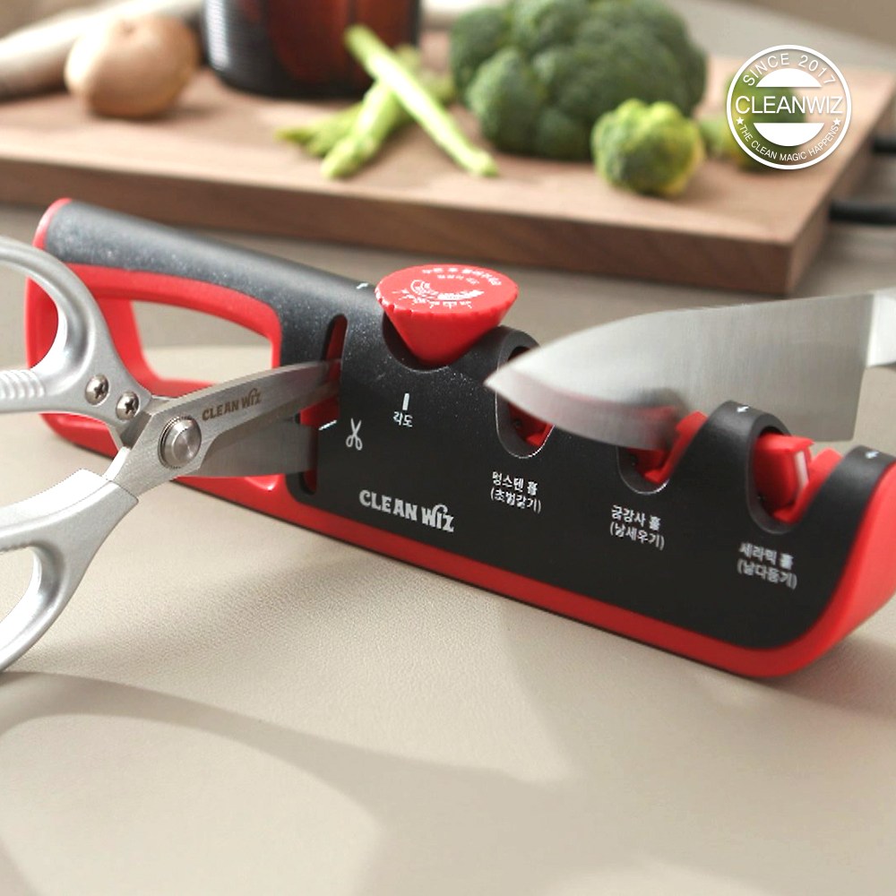 크린위즈 싹다갈아 4in1 칼 카위 멀티 갈이 3단계 연마강도 조절 샤프너 29,000원