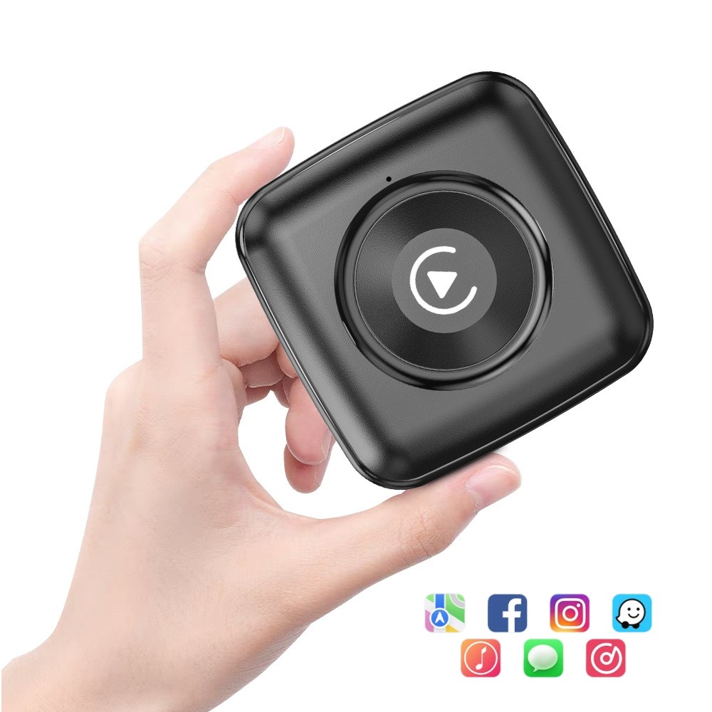 Mochae 무선 카플레이 애플 안드로이드 오토 카플레이 동글 2in1 미러링 안드로이드 스마트 자동차 어댑터 미니 무선 어댑터 호환성, 블랙, B31-8 18,500원