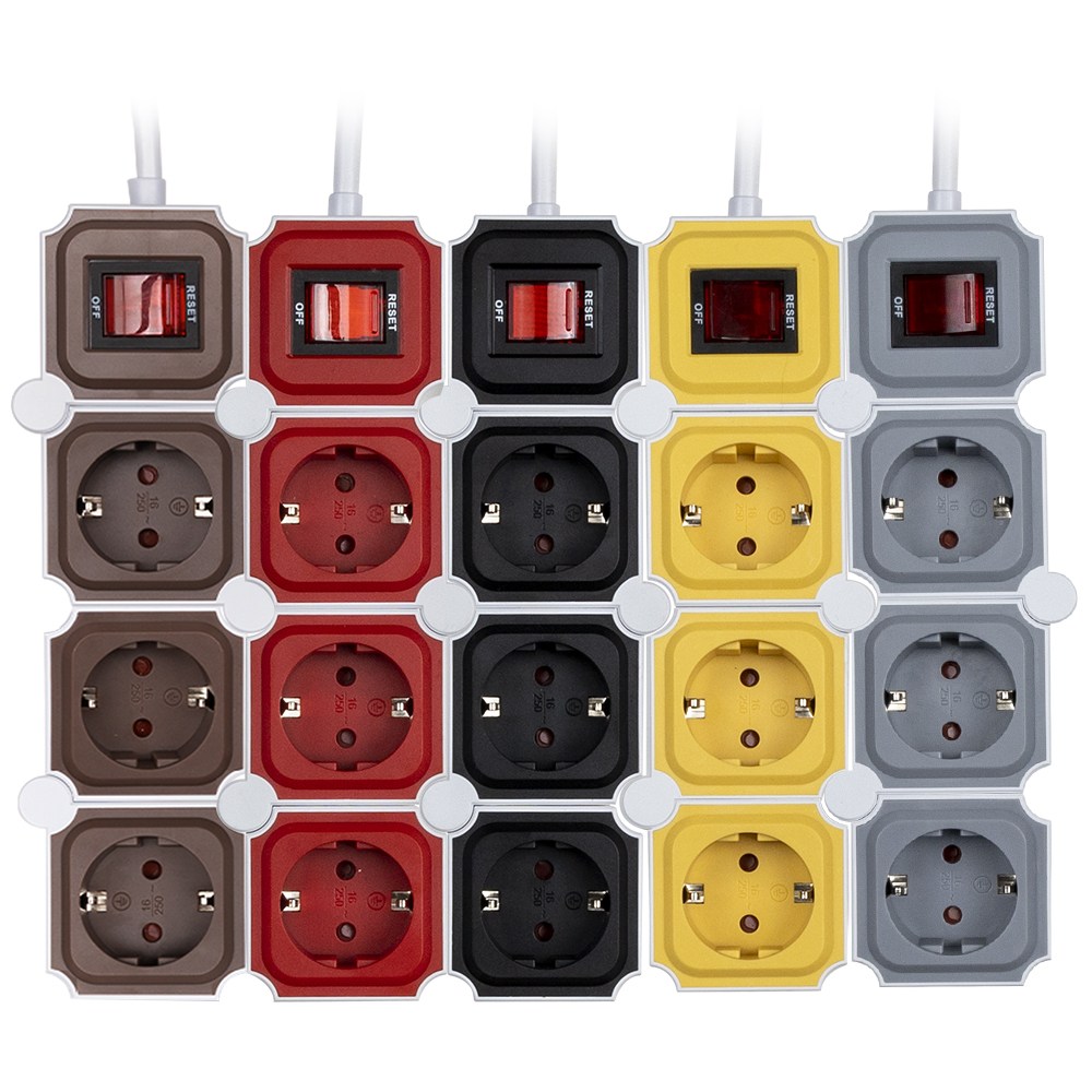 유커먼 요리조리 디자인 고용량 과부하차단 통합 멀티탭 3구 31,700원