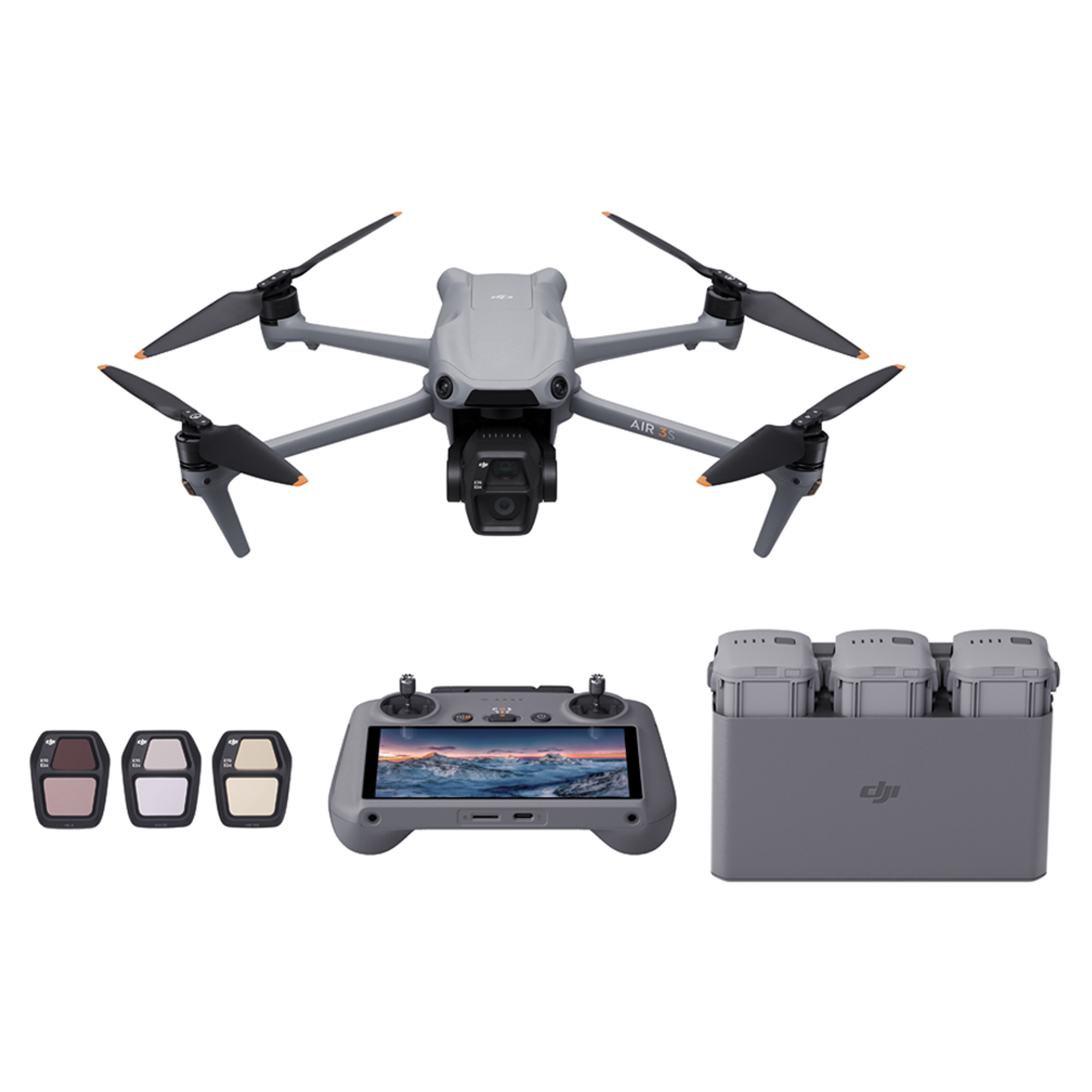 DJI Air 3S 플라이 모어 콤보 드론+ RC 2 드론 세트 1,838,000원