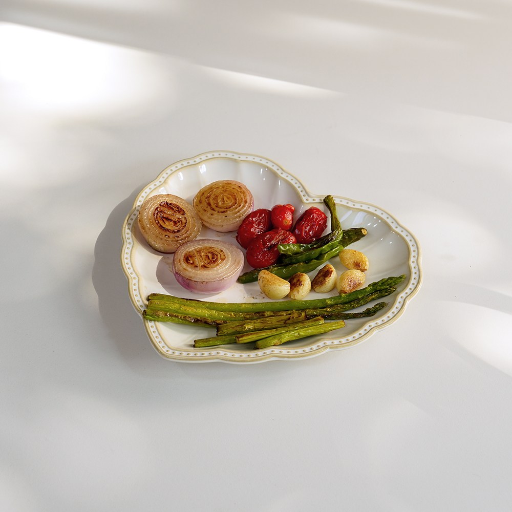 빈티지 미뉴엣 하트 접시 엔틱 플레이팅 카페 브런치 12,900원