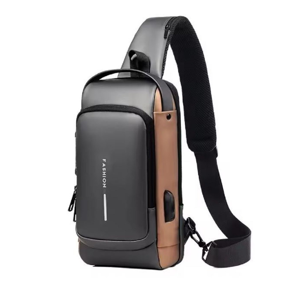 키넬 크로스 체스트백 방수 대용량 USB 충전포트 라이더 여행 출퇴근 가방 10,100원