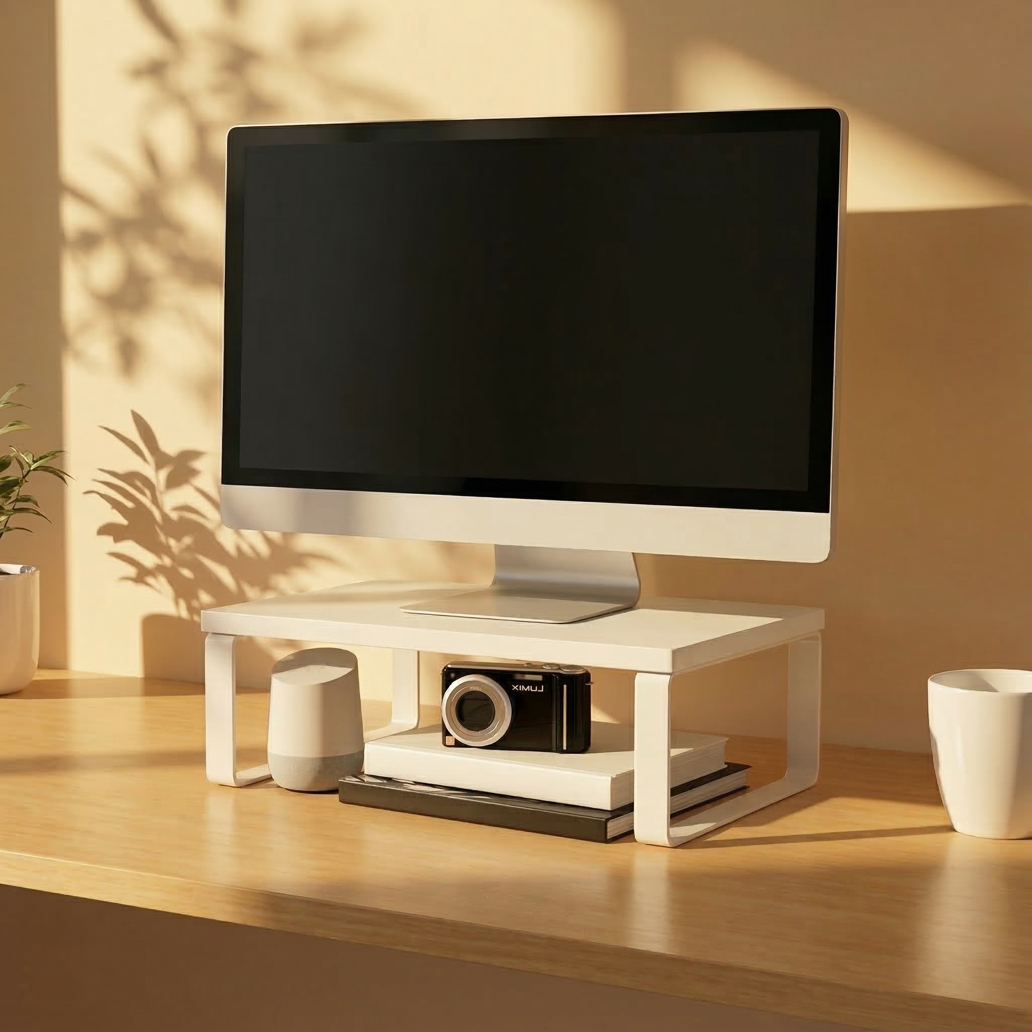 바오르 거북목 방지 튼튼한 데스크 셋업 모니터 받침대 30cm 15,500원