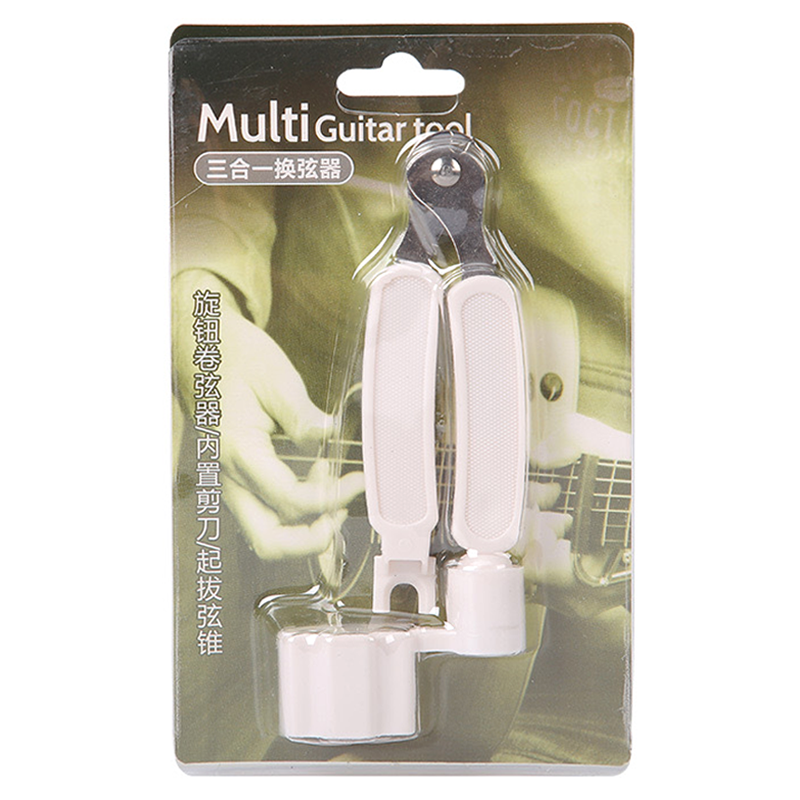 탑피아 트르이 기타 튜닝용 커터 줄감개 3 in 1 코일러 화이트, 1개 5,260원