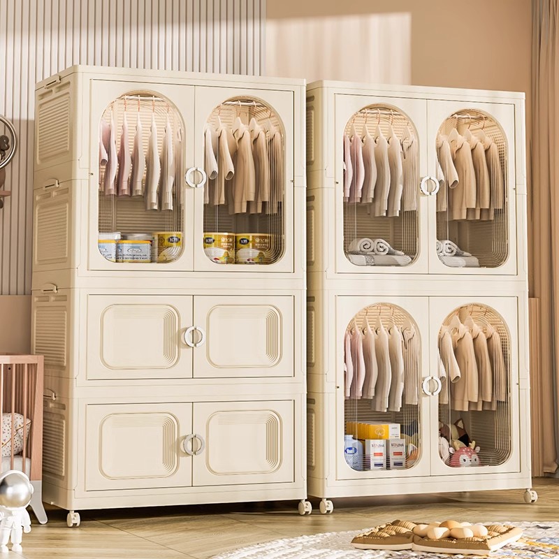 ClosArt 다용도 보관함 폴딩 리빙박스 바퀴달린 수납장 조립식 이불장 92,800원