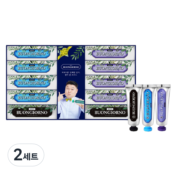 아토세이프 덴티본조르노 100g 치약 구취 2p + 치석 4p + 잇몸 4p + 쇼핑백 66,780원