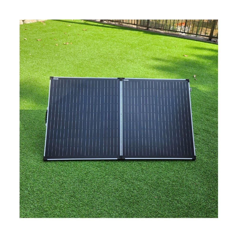 세이브솔라 Pro Camper 200W 태양광 경량 접이식 패널 풀세트 납,인산철 겸용 콘트롤러 장착  이동용  고급백  포함 395,000원
