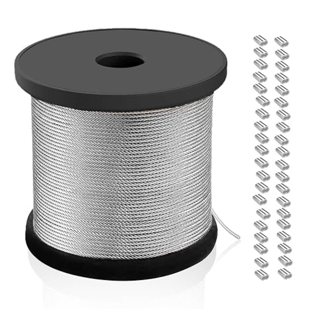 ADNEWX 스텐와이어 로프 고급 인테리어 필수 아이템! 40m 304 스텐레스 줄, 1개 24,830원