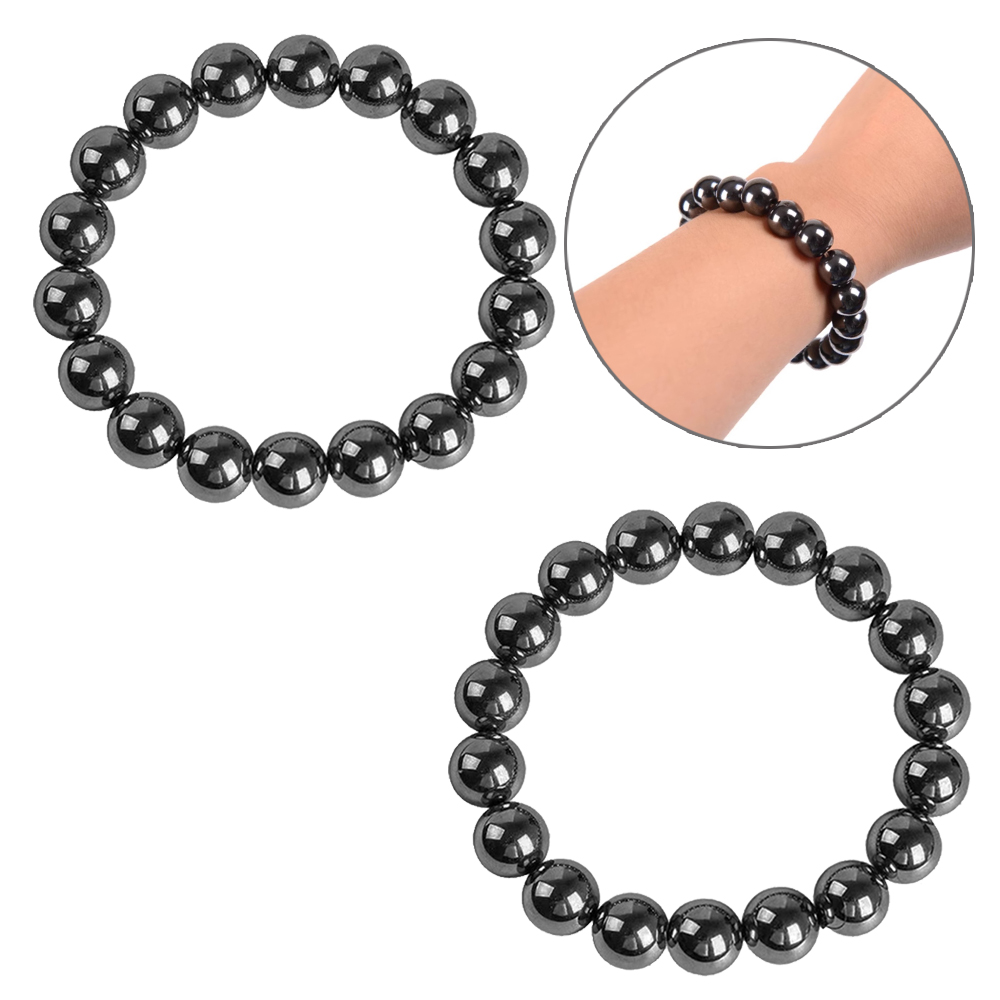 [2개 묶음] (자석팔찌 NO.12 2P) 알크기 10mm 패션 구슬 메탈 자석 팔찌 발찌 마그네틱 선물 남녀공용 5,750원