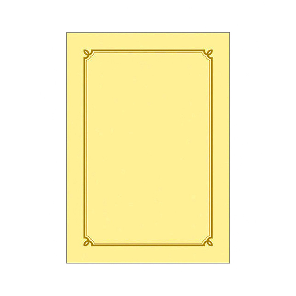 우진 32000 상장용지 금박(100매), 노랑, 100매입 25,600원