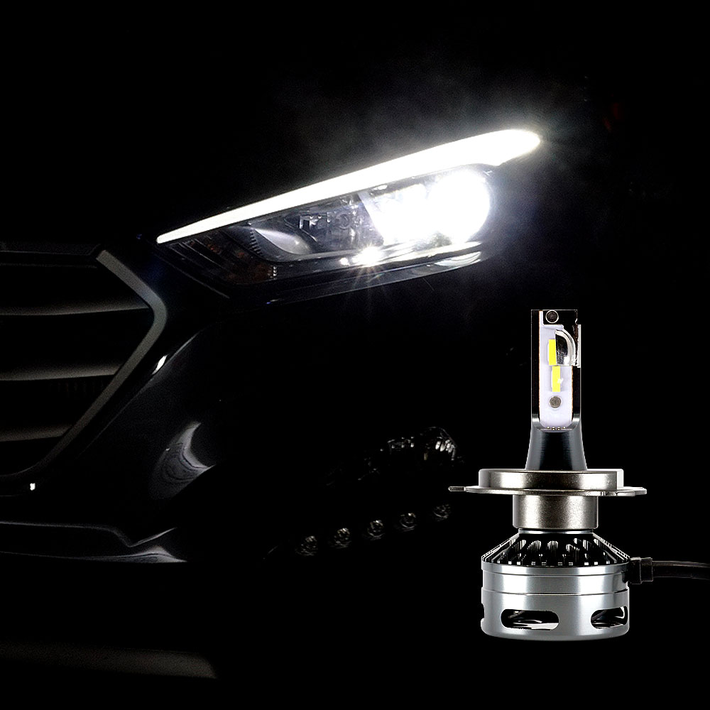 삼항LED 12V-24V겸용 엠프로빔블랙에디션V2 LED전조등 안개등 차량1대분, 1세트, H4타입 97,200원