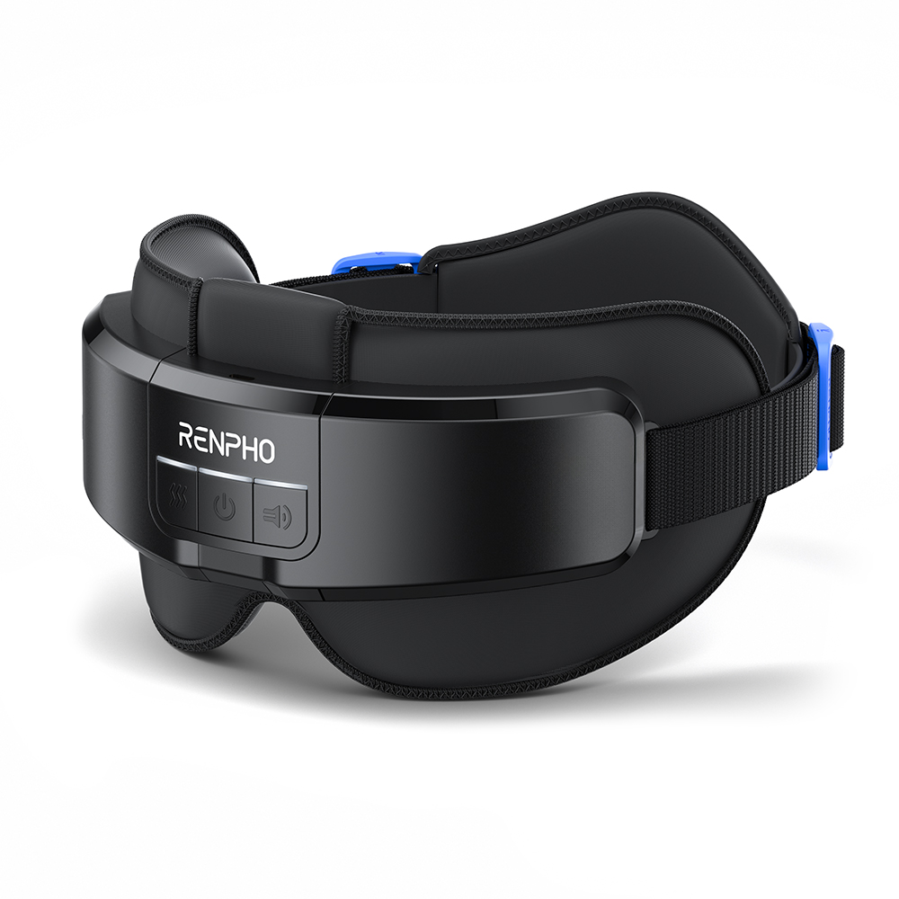 RENPHO 렌포 아이리스 마스크 헤드 앤 아이 마사지기 관자놀이 온열 눈찜질기, 블랙, R-WME01 159,000원