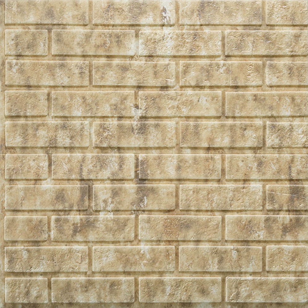 벽돌 폼블럭 77x70cm 스티커 접착식 붙이는 단열벽지, 22개, 스톤베이지 95,500원