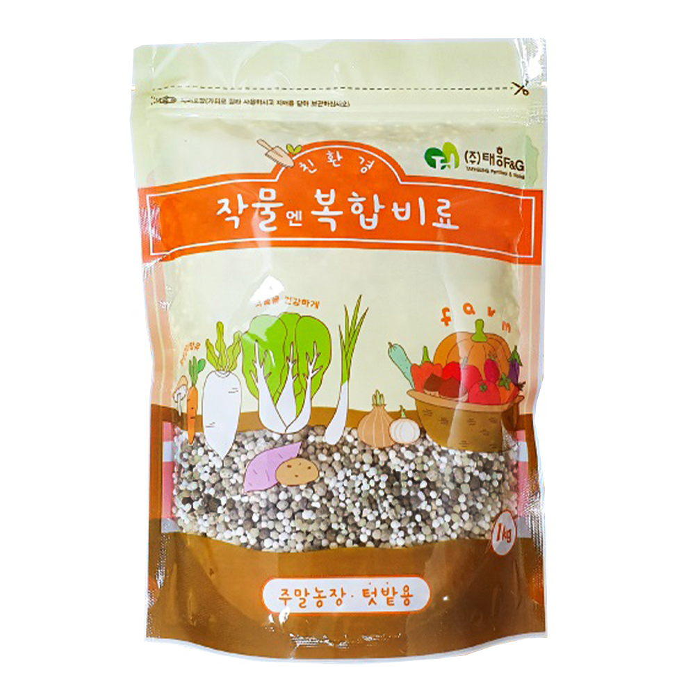 태흥F&G 작물엔 복합비료 텃밭용, 1개, 1kg 7,500원