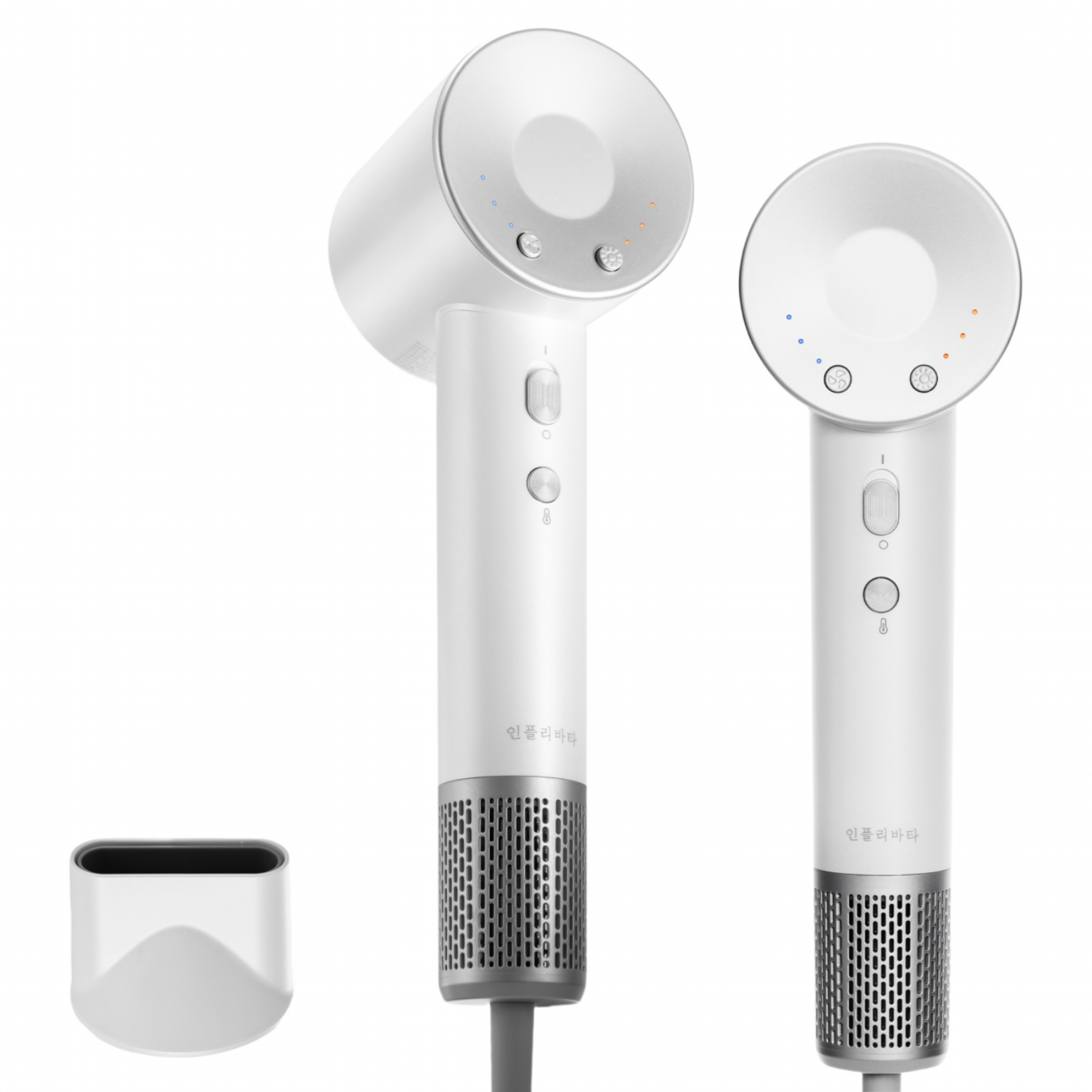 인플리바타 BLDC 항공모터 초고속 저소음 헤어 드라이기 멀티 모드 음이온 드라이어 1600W+자기흡입노즐, 화이트, BLDC-87 33,320원