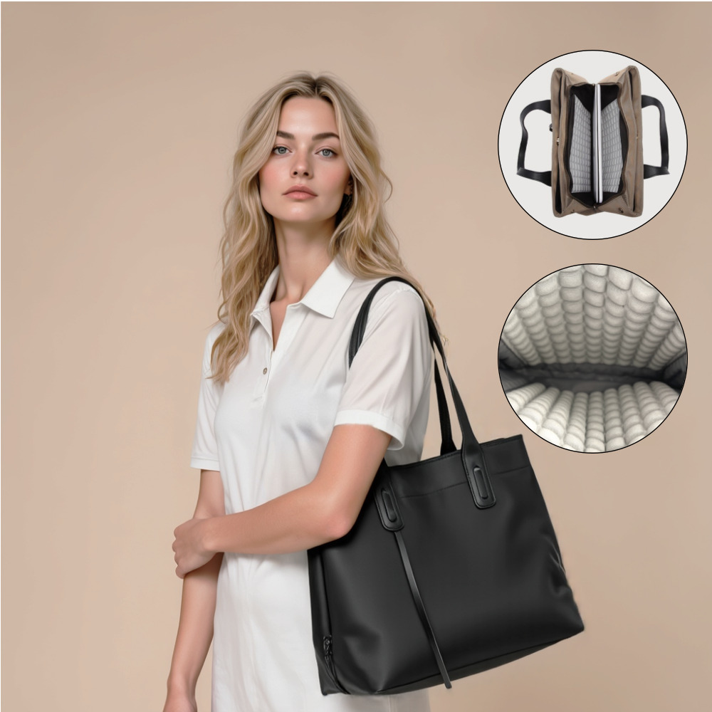 시티슬릭 셀로나 노트북 숄더백 여성용 충격보호 노트북 가방, 블랙, 1개 49,700원