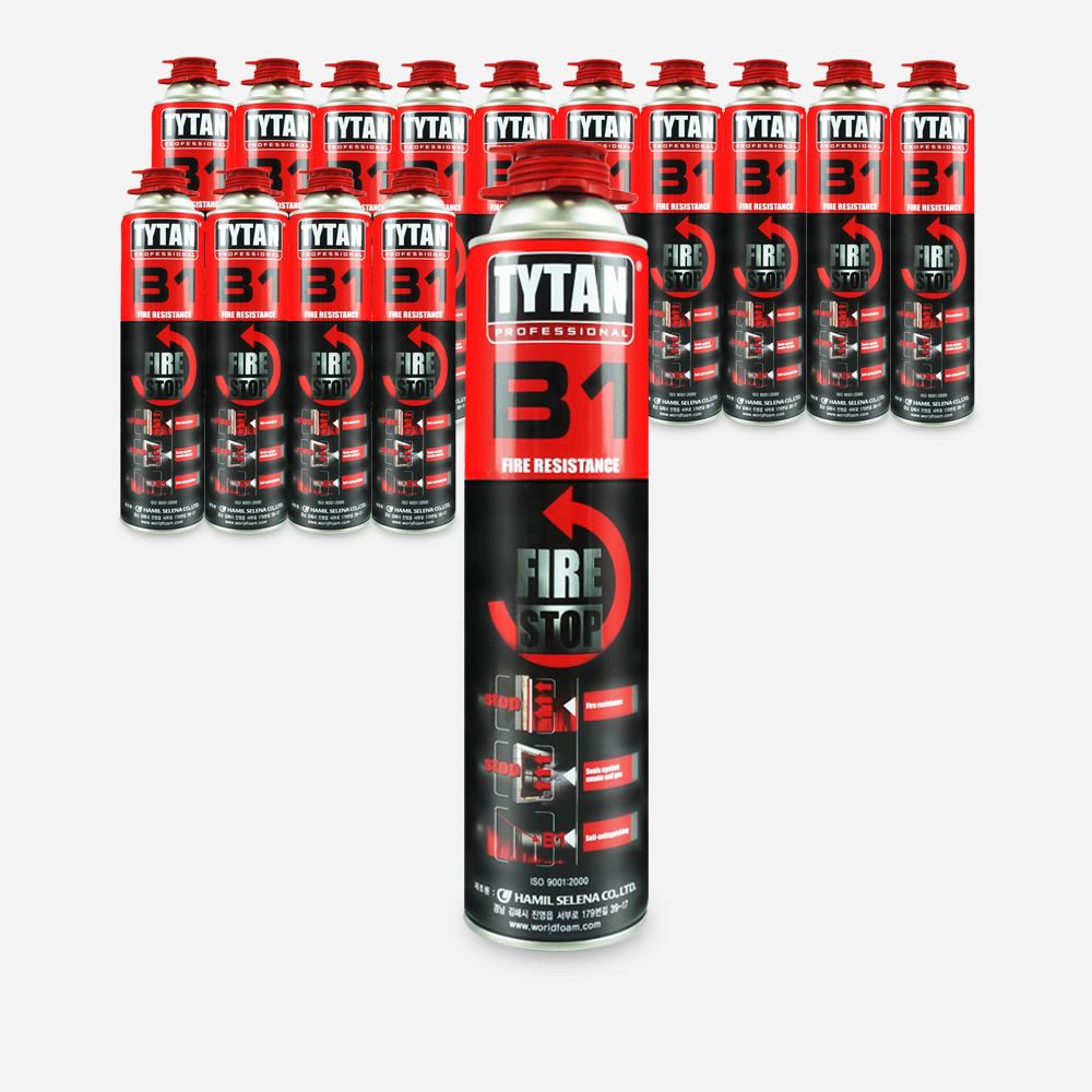 티탄 TYTAN B1 난연 폴리우레탄폼 750ml x 15개입 177,000원