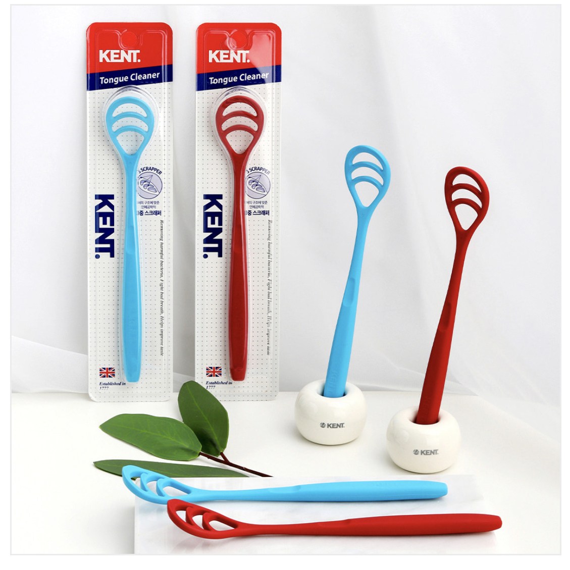 켄트 혀클리너 / 혓바닥 혀 백태 설태 원인 입냄새 구취 제거 온가족 혀청소 빨강 1개, 1개 3,000원