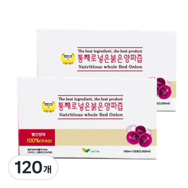 통째로 넣은 붉은양파즙, 120개, 100ml 45,980원