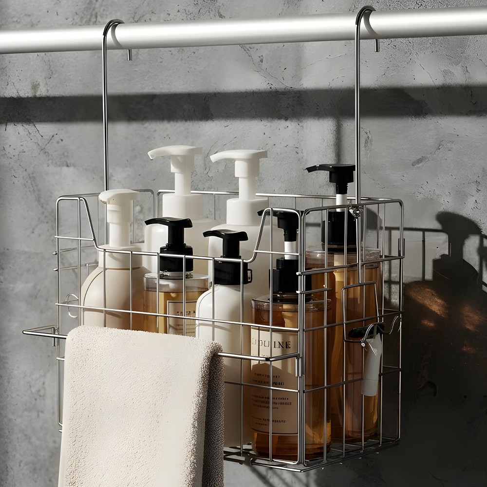 마치홈 스텐레스 무타공 욕실선반 바스켓, 2개 42,880원