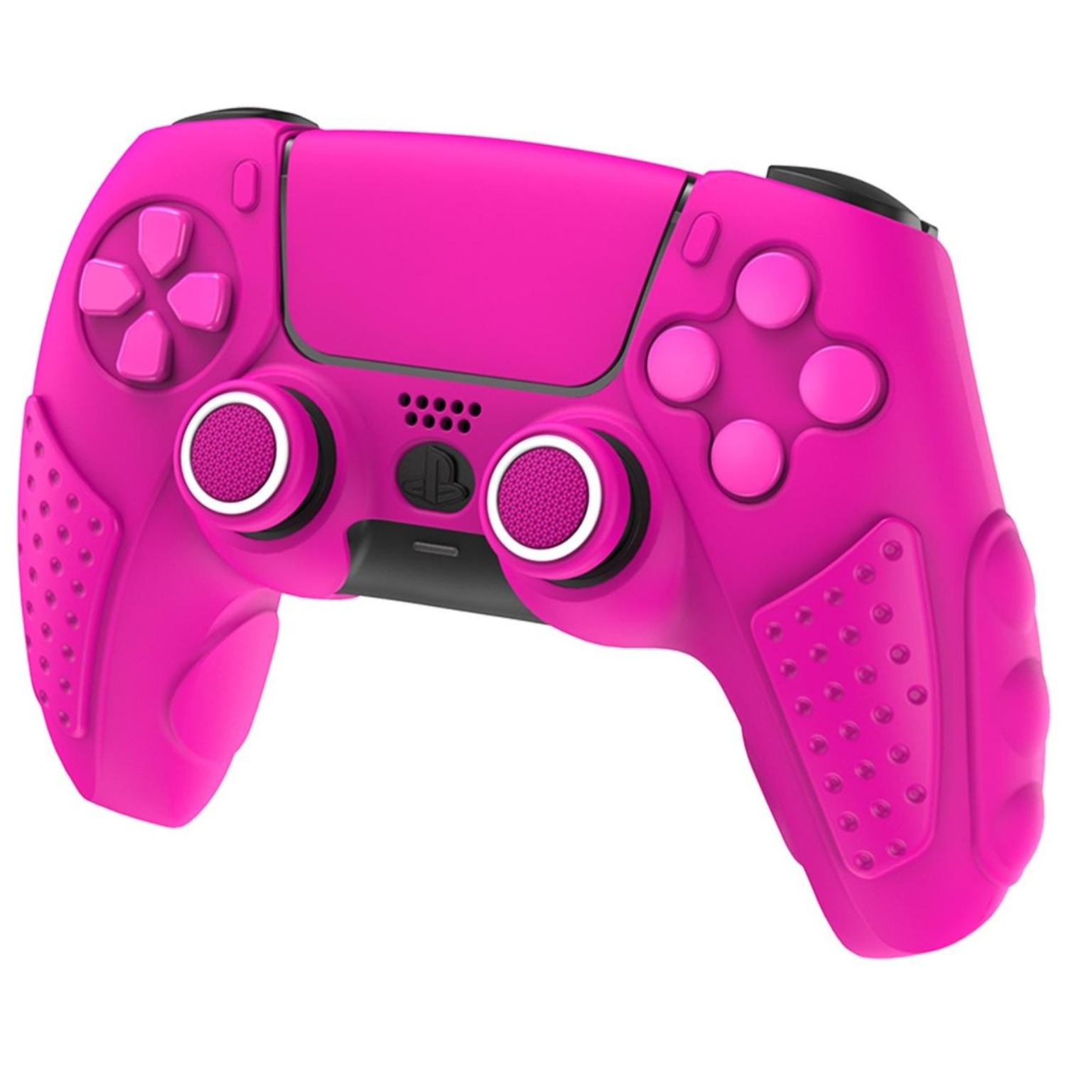 이이네 PS5 듀얼센스 컨트롤러 다색 실리콘 커버 충전대 적합 미끄럼 방지 보호 케이스, 핑크 11,440원