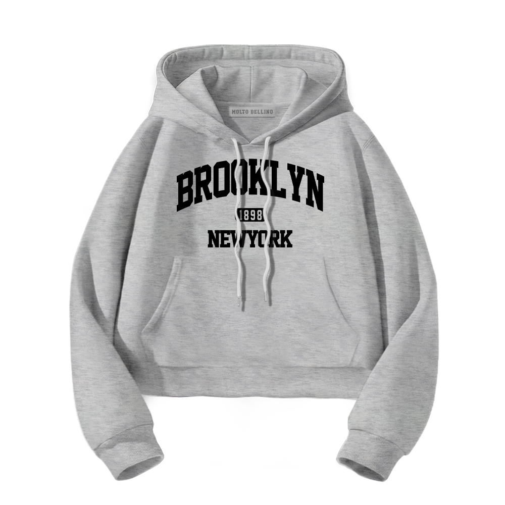 몰토벨리노 브룩클린1898블랙폰트 세미오버핏 크롭기모 후드티 26,900원