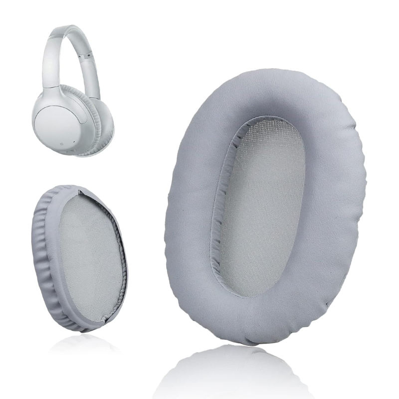 소니 WH-CH700N WH-CH710N 이어폰커버 wh-ch720n이어패드 이어 패드 호환 쿠션 커버 헤드폰 헤드셋 교체 스펀지 캡 귀마개 수리 솜 헤드셋스펀지,헤드셋커버교체, 2개, 연한 회색, 교체 세트 9,900원