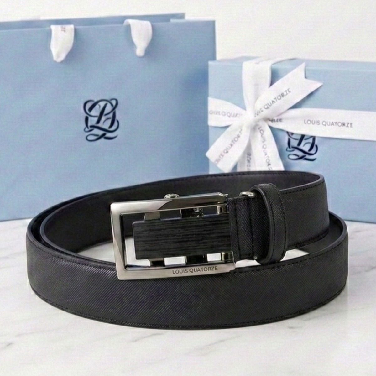 [국내백화점판]루이까또즈 소가죽 남성 자동벨트 선물포장+정품쇼핑백[리얼코드] 95,000원