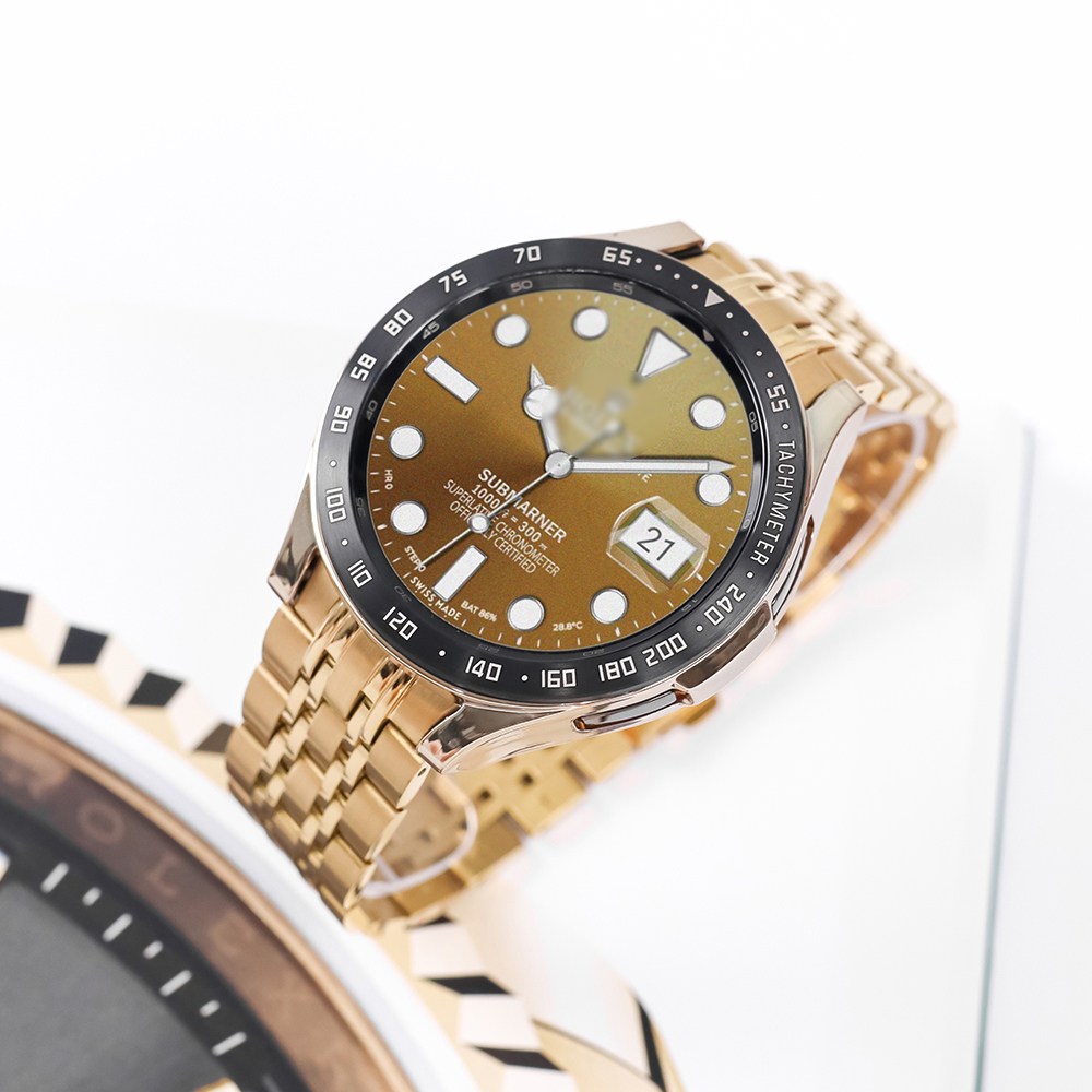 타임스토리 갤럭시워치6 호환 7선 날개형 메탈 스트랩 베젤링 세트 35,000원