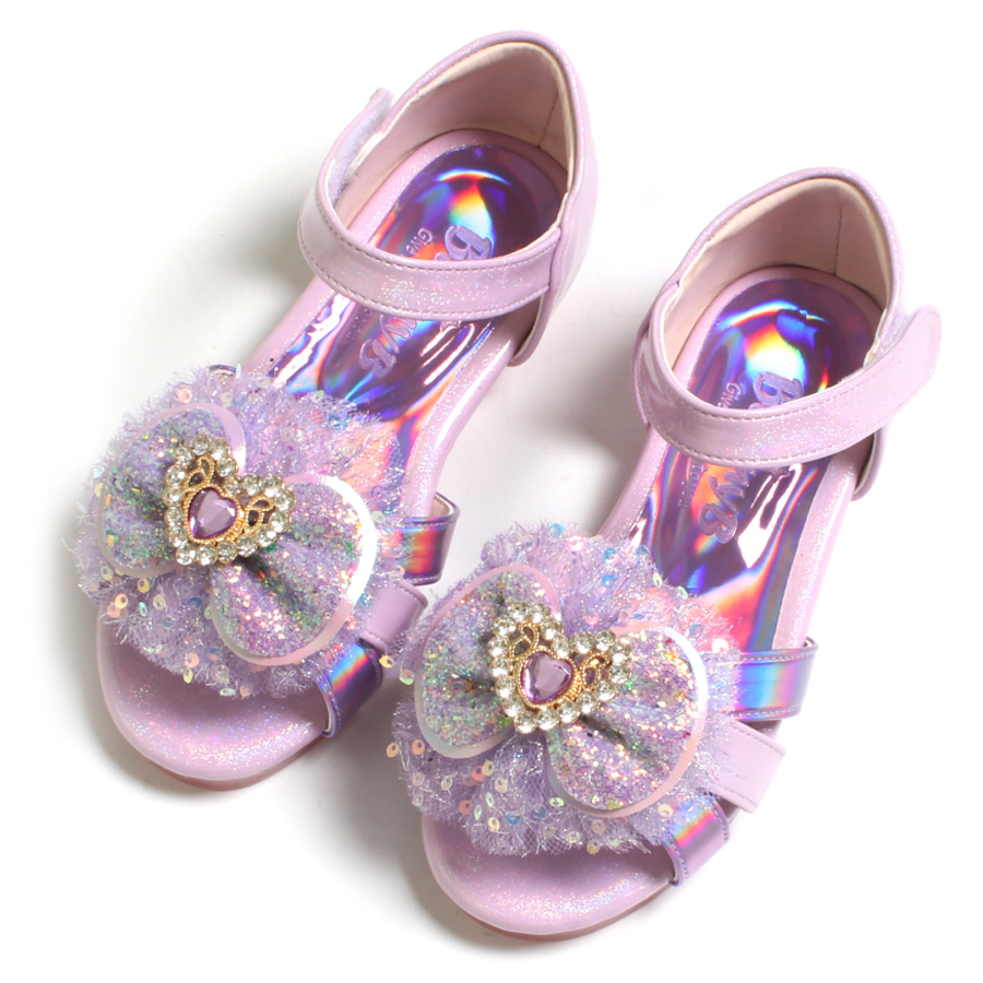 FROMBEBE 여아용 베시 스팽글 하트 LED 샌들 29,900원