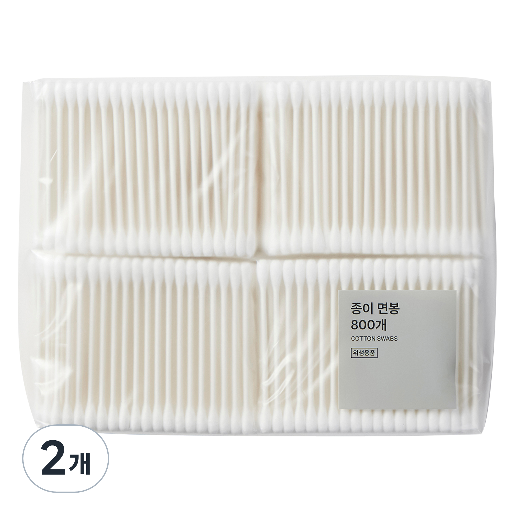 JAJU 매일쓰는 위생적인 대용량 종이 면봉 13,800원