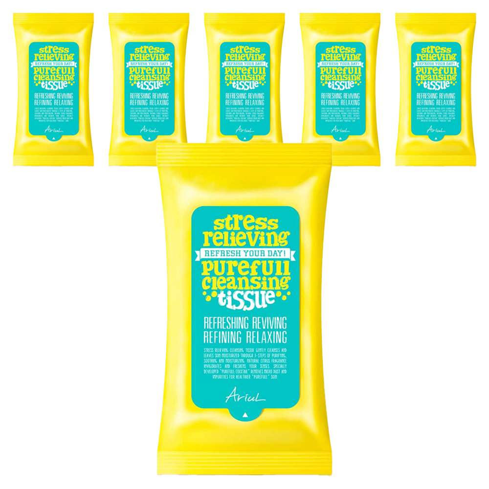 아리얼 스트레스릴리빙 퓨어풀 클렌징티슈 4,380원