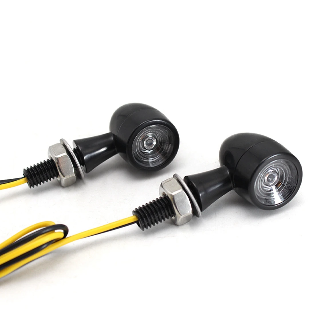 미니 소형 호환 바이크 오토바이 LED 회전 신호등 8mm 총알 모터 앰버 깜박임 Led 램프 12V 가와사키 호환 25,700원