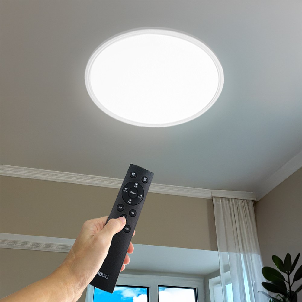 데이온 LED 원형방등 초슬림 엣지 리모컨 색변환 밝기조절 72,000원