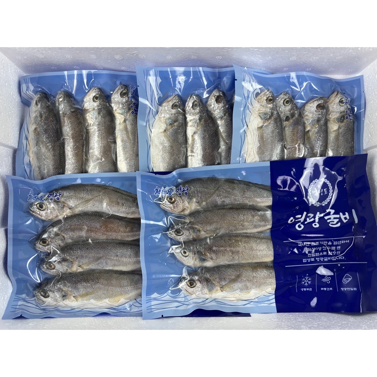 법성포 국내산 영광굴비 5호 19cm내외 1.55kg 내외 2팩 5팩 굴비선물세트 39,900원