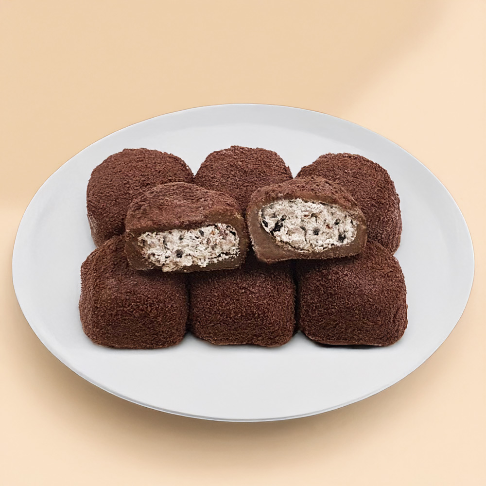 (떡DC몰) 초코크런치 생크림 찹쌀떡 (50g30알) 간식, 티타임, 선물용으로짱!, 1박스, 1.5kg 23,100원