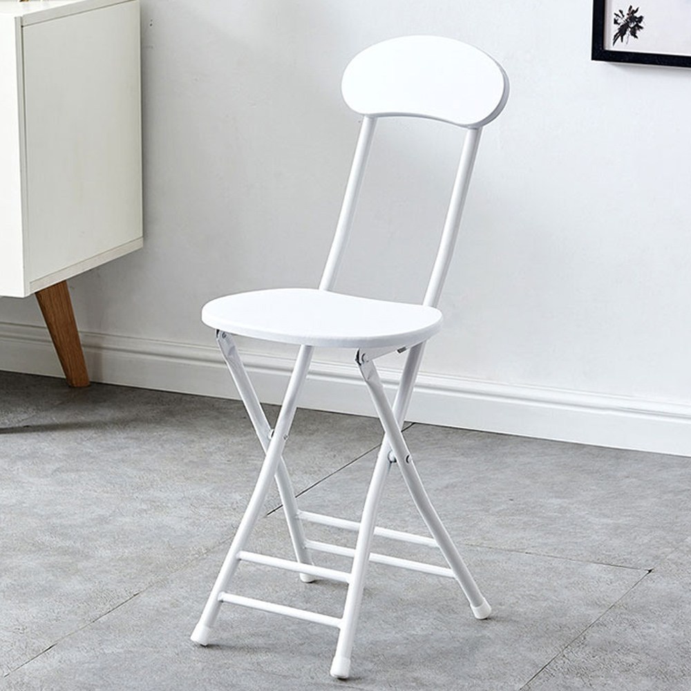 디알엠 등받이 접이식 의자, 1개, 화이트 30,800원