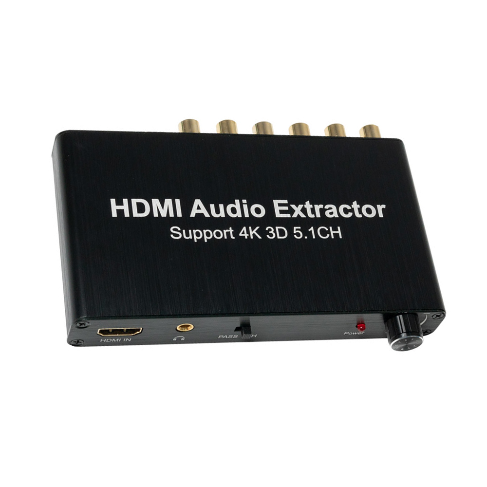 HDMI컨버터 4K 오디오신호분리기 5.1채널 RCA 스피커 TV 출력변환 ATB040 97,000원