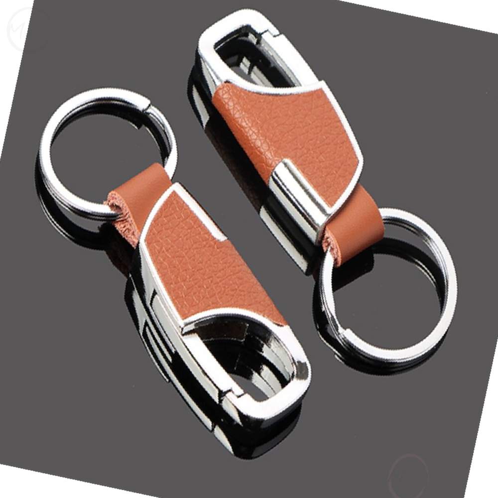 해들소다추천샵 가죽형 열쇠고리 2개 브라운 가죽키링 5,400원