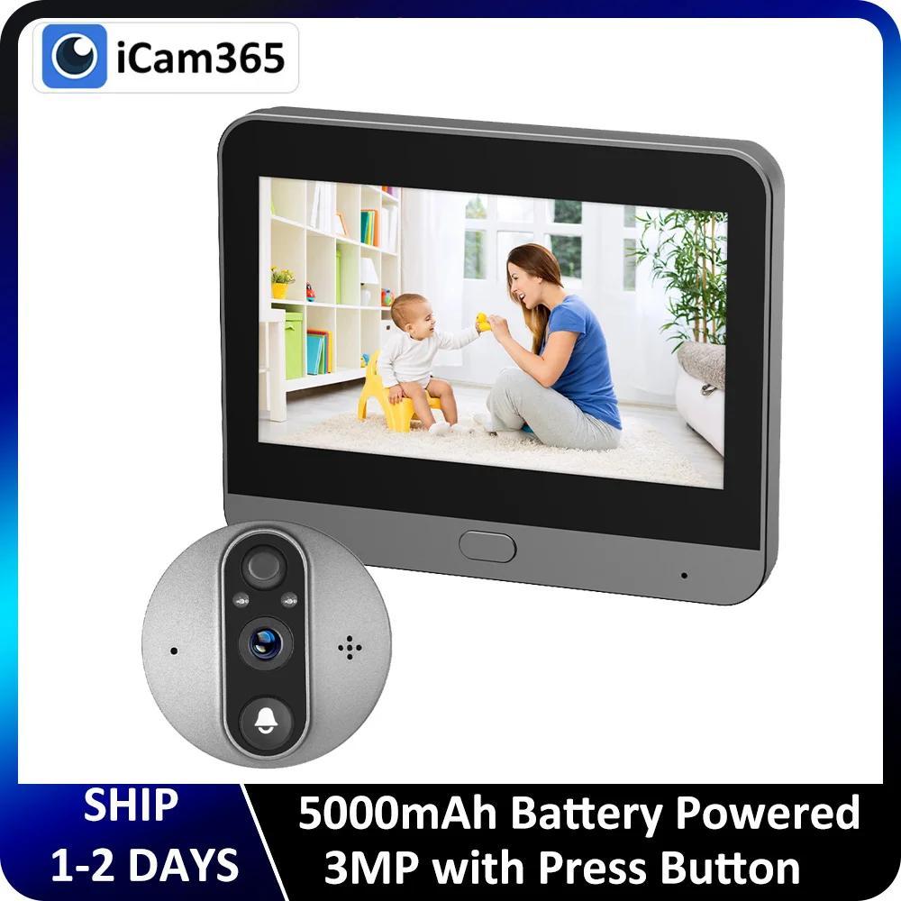 와이파이 초인종 앱 문짝 야간 투시경 스마트 구멍 카메라 비디오 인터콤 디지털 보기 관찰 105,900원